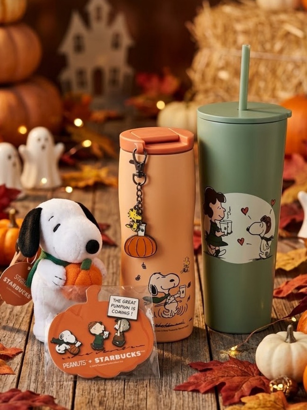 Starbucks Peanuts Set NWT